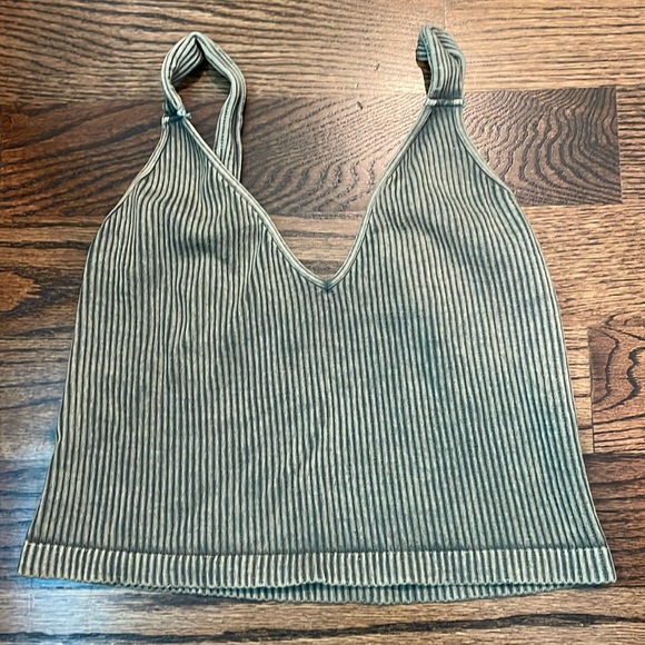 Free People Cropped Ribbed Cami - Picture 1 of 3